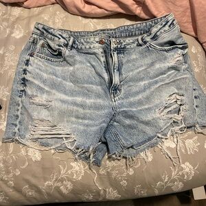 AE Distressed Jean Shorts
